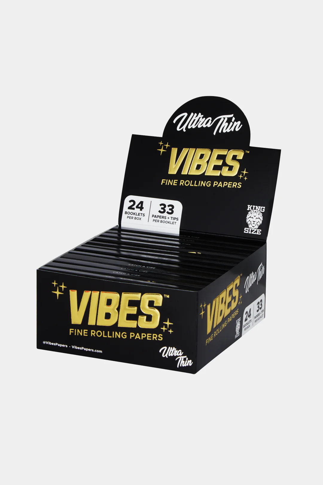 VIBES ULTRA THIN PAPERS  KING SIZE SLIM WITH TIPS 2個セット